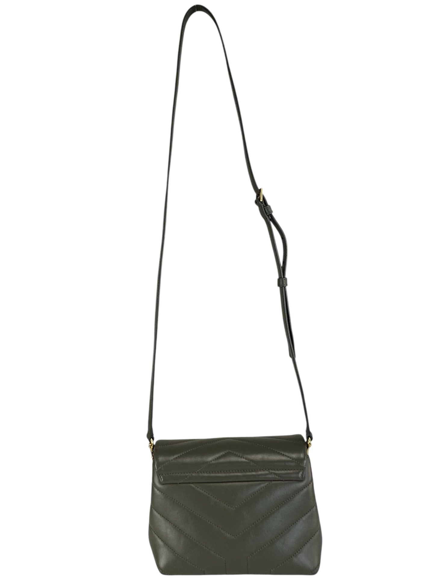 YVES SAINT LAURENT Lou Lou Grey Designer Handbag