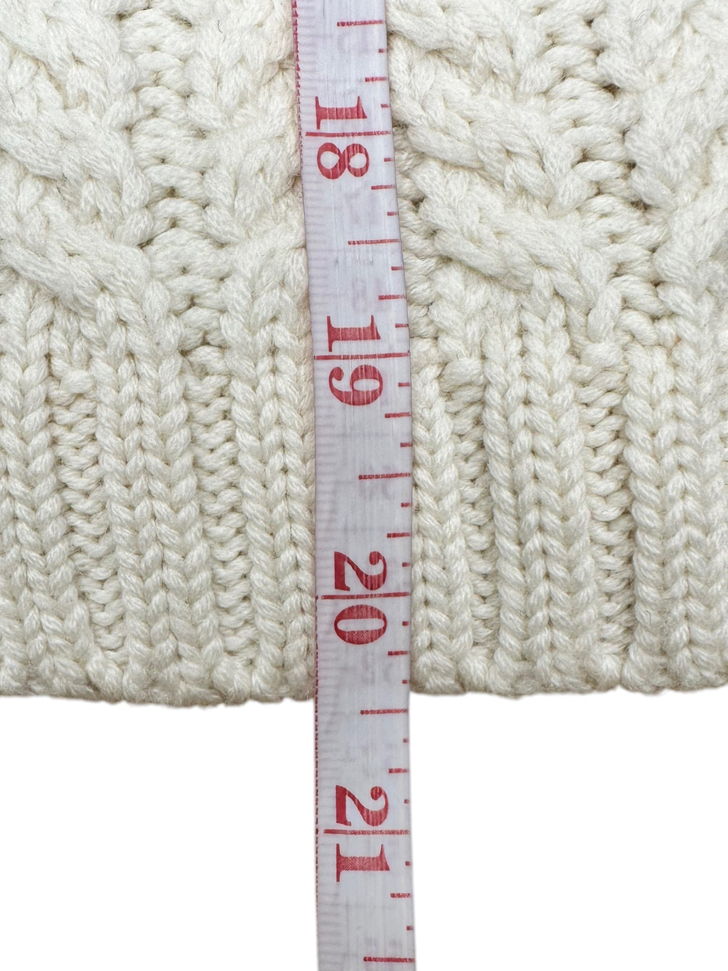 ANTONIO MELANI Wool Cable Knit Cardigan Size S