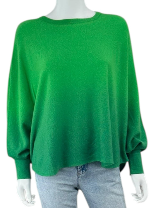 Pure Amici Green 100% Cashmere Sweater Size L
