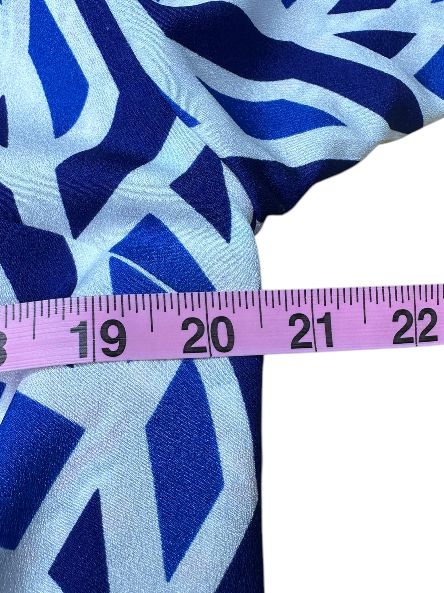 Chicos Blue Kimono Reversible Size M