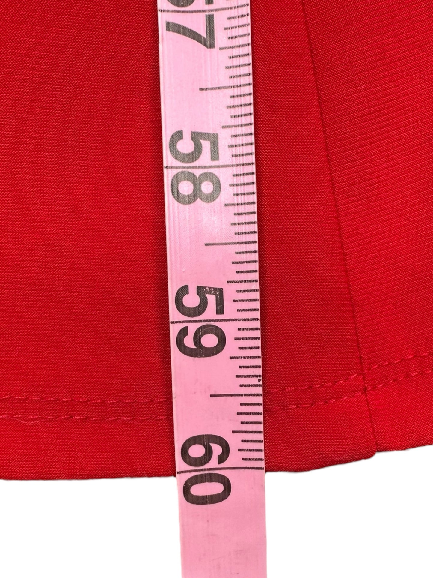 Betsy & Adam Red Maxi Formal Dress Size 10