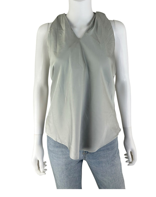 Reiss NWT Grey Satin Lovell Halter Blouse Size 6