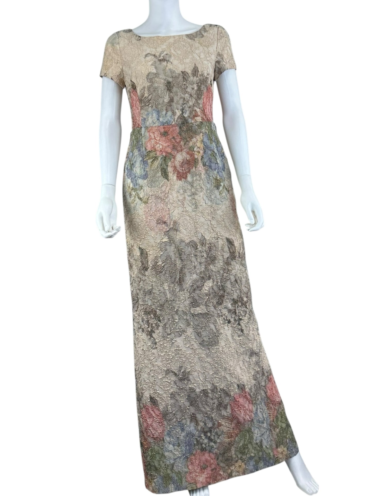 adrianna papell Floral Maxi Dress Size 6