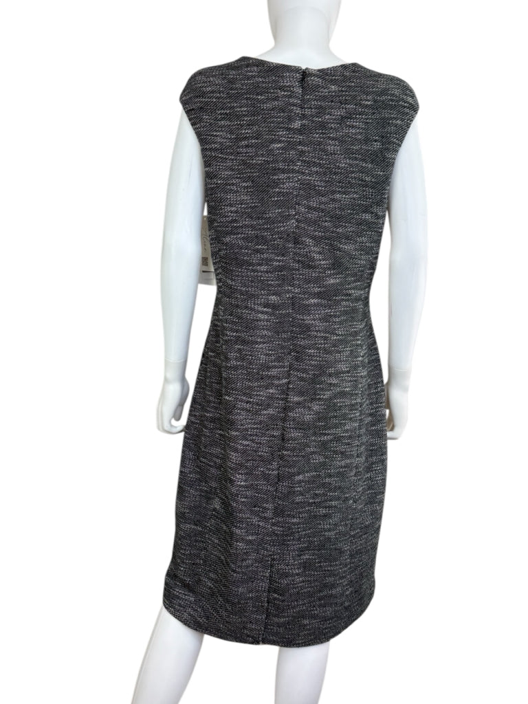Hal Rubenstein NWT Black Tweed Midi Dress Size L