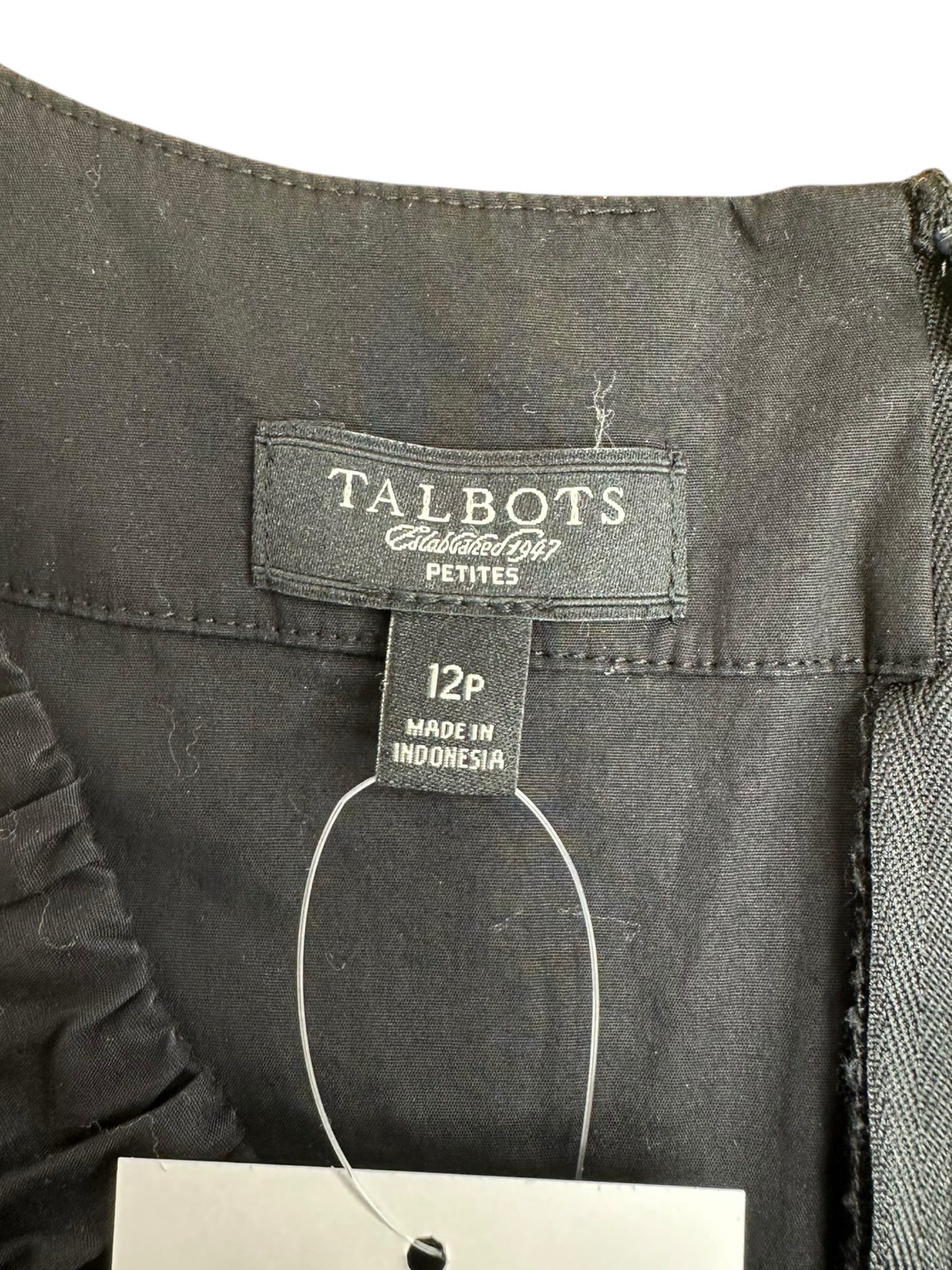 Talbots Black Mini Dress Size 12P