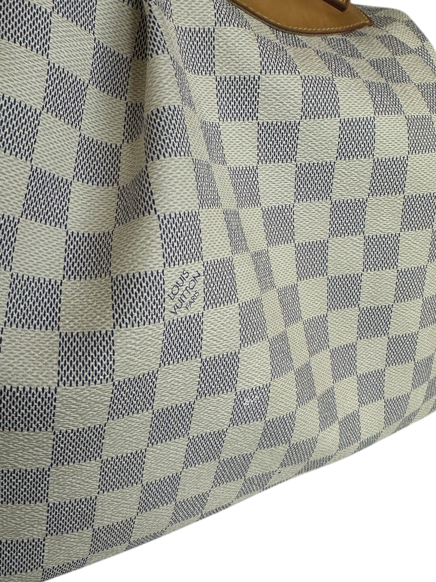 Louis Vuitton Damier Azur Siracusa DM Designer Handbag