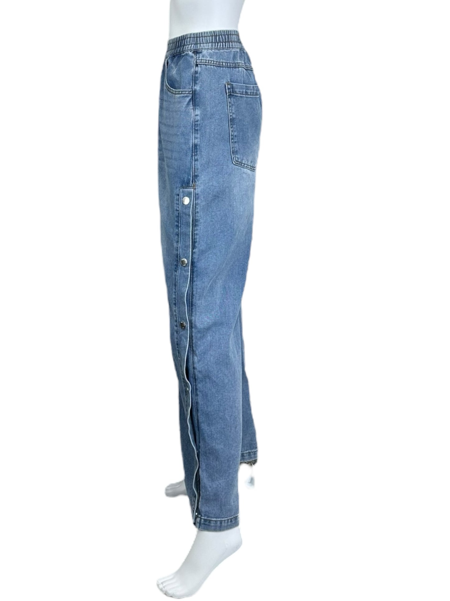 STEVE MADDEN NWT Keenie Side Snap Denim Jeans Size XS