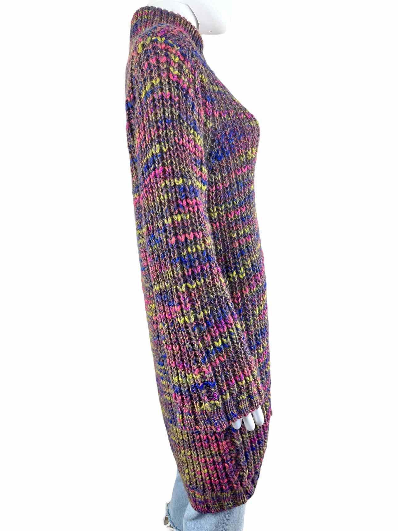 Sundance Multi-colored Wool Blend Duster Size M