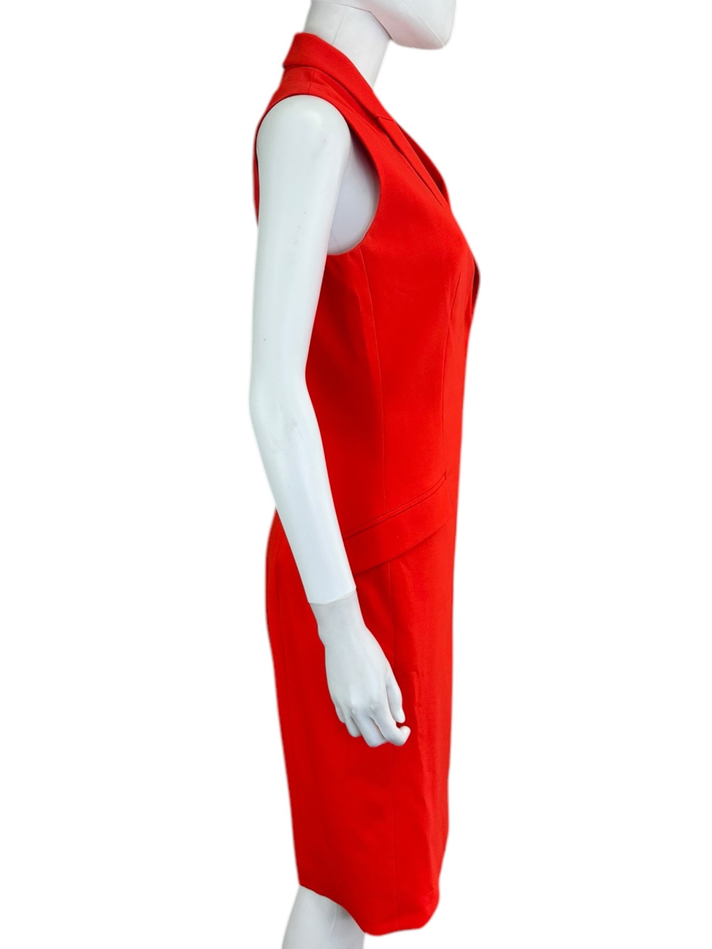 BANANA REPUBLIC Red Mini Workwear Dress Size 2