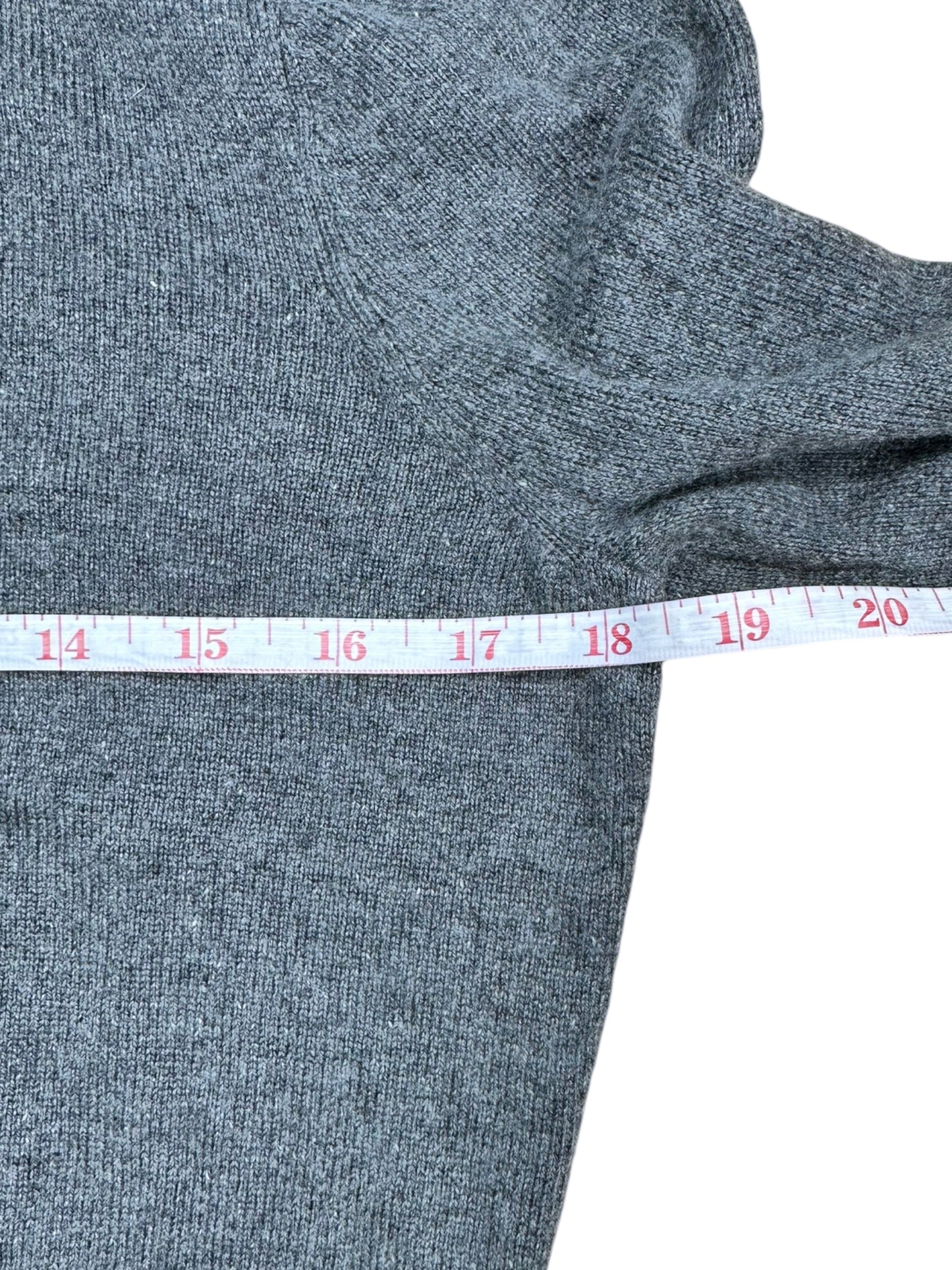 Ralph Lauren Gray Cashmere/Silk Blend Sweater Size M