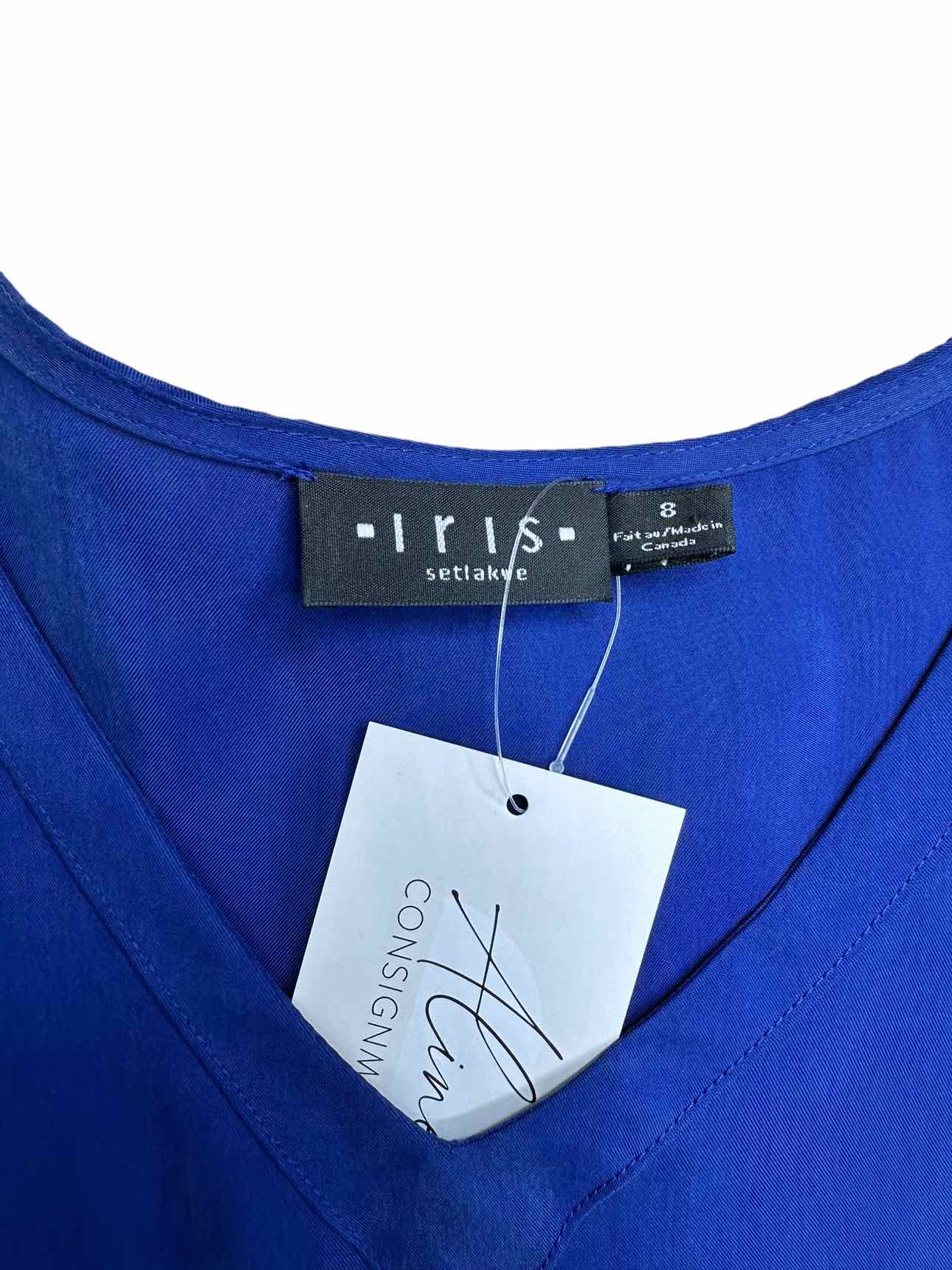 Iris Setlakwe Blue Shift Dress Size 8