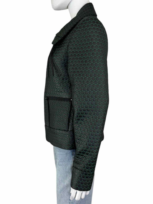 CARLISLE NWT Green Polka Dot Dress Jacket Size 10