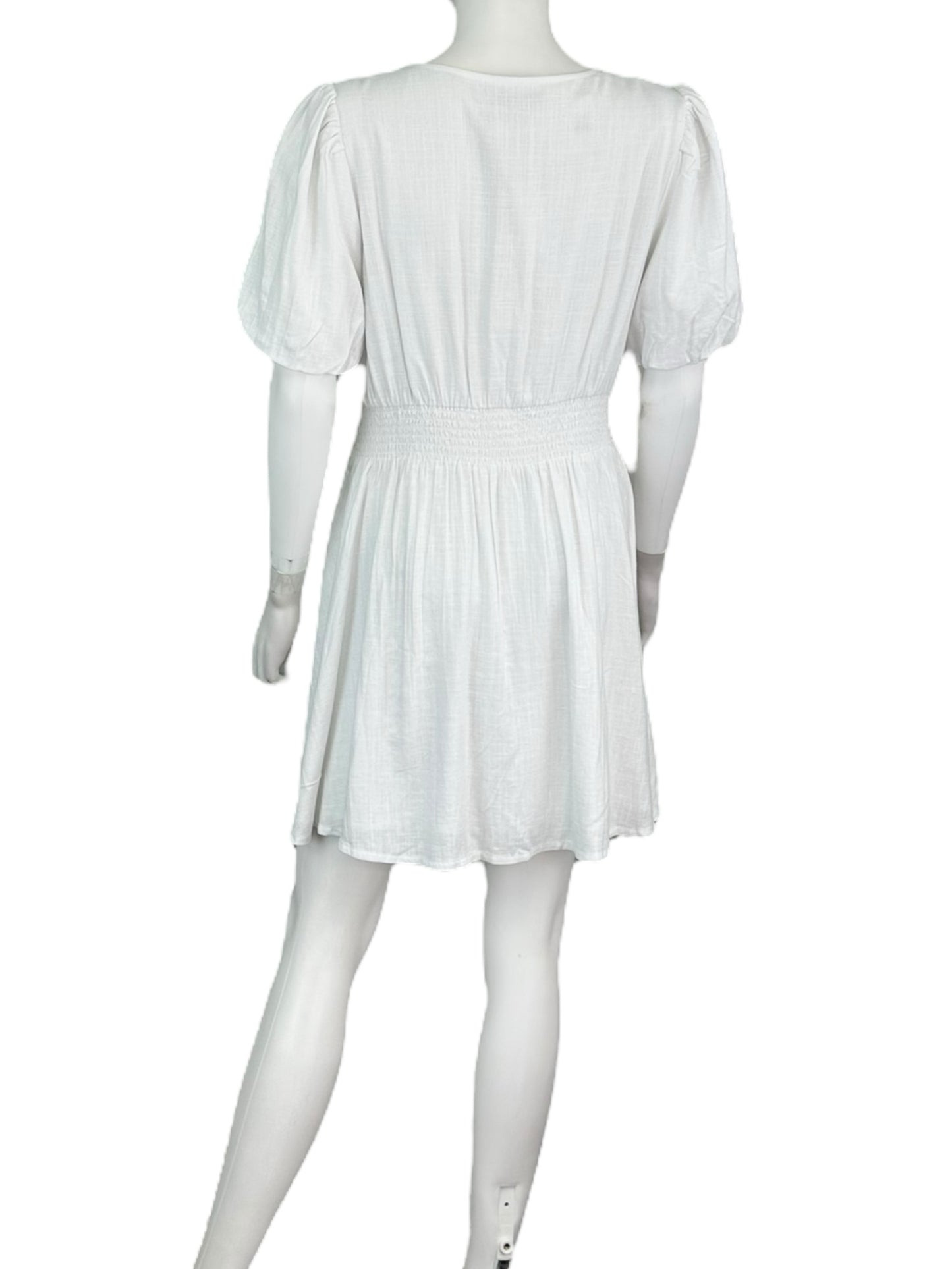 LOFT White Mini Dress Size 8