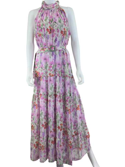 taylor Multicolor Floral Maxi Dress Size 16