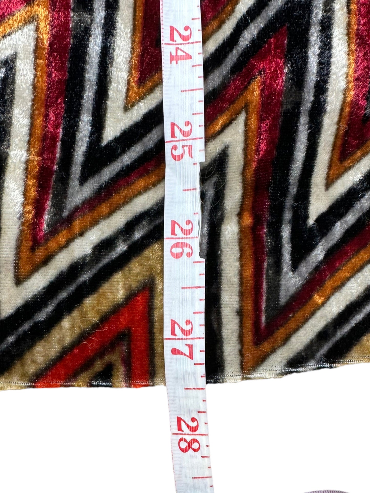 chicos Velvet Geo Print Kimono Size XL