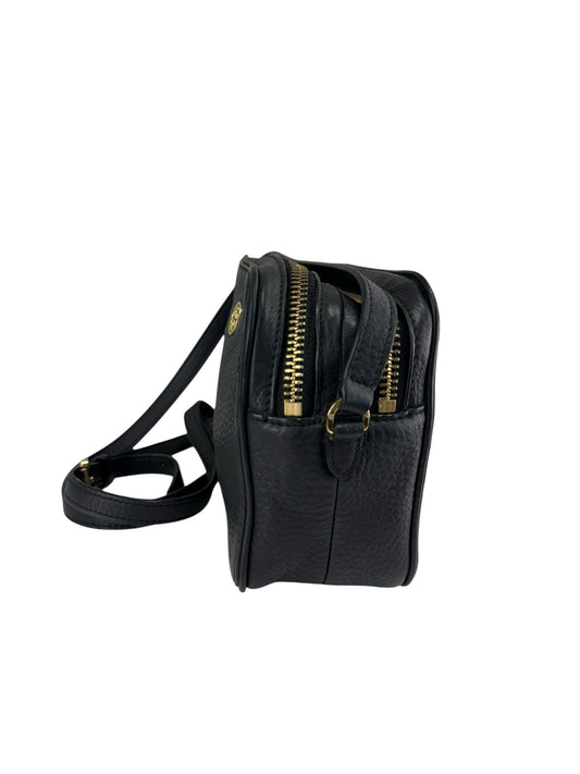 Tory Burch Black Robinson Double Zip Crossbody
