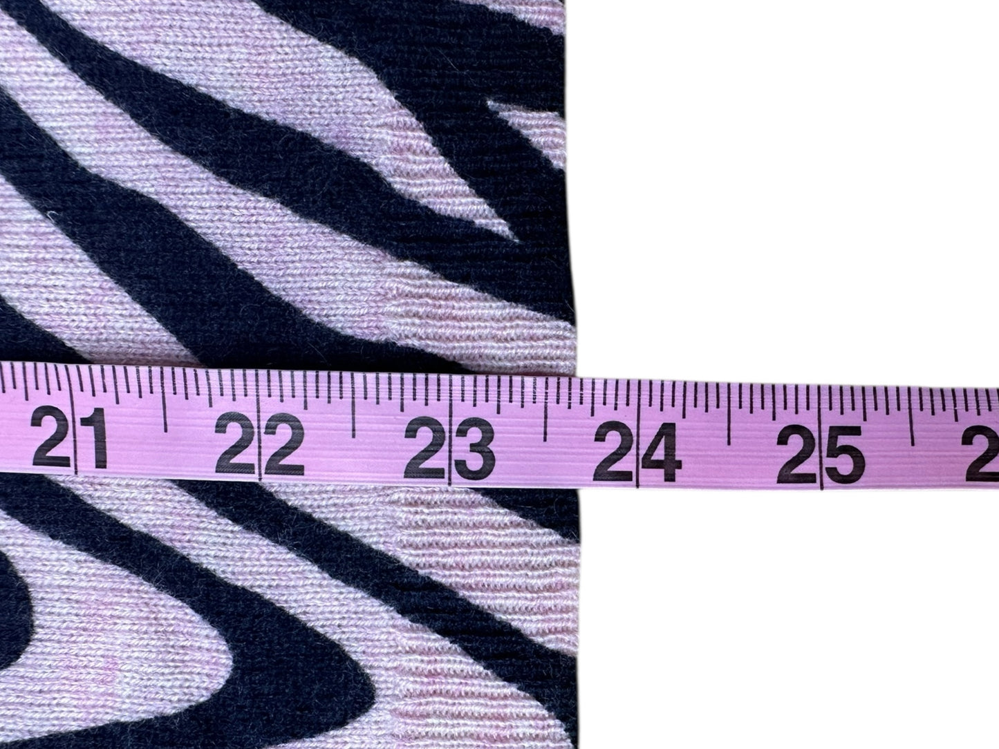 J. Crew Pink 100% Cashmere Zebra Stripe Sweater Size S