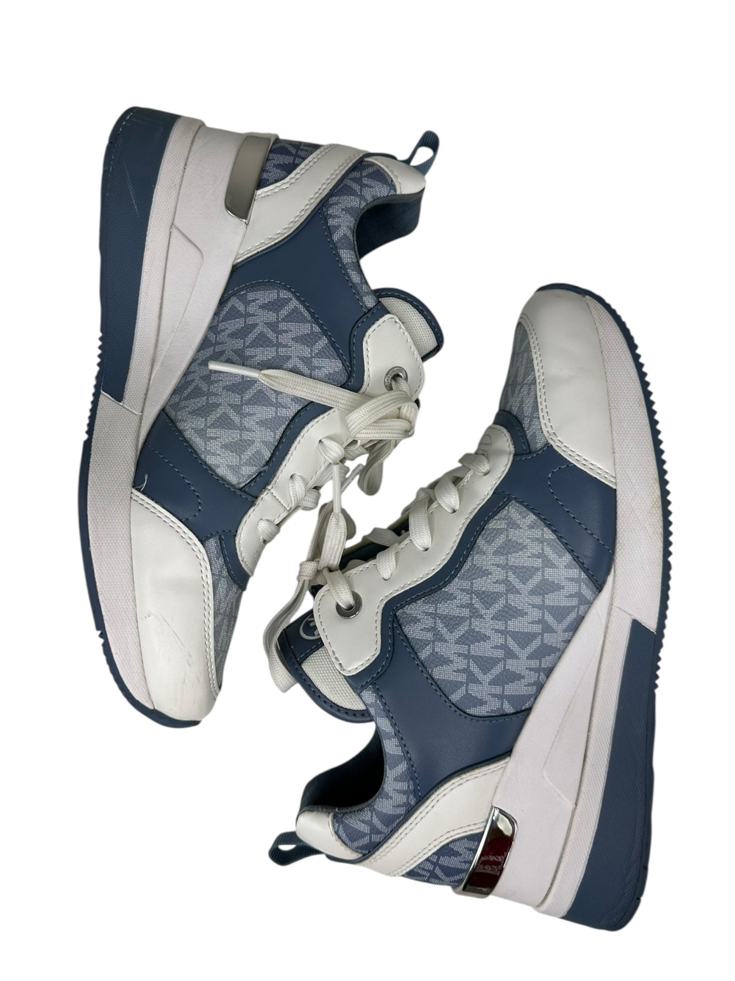 MICHAEL Michael Kors Blue Georgie Trainer High Top Sneakers Size 7