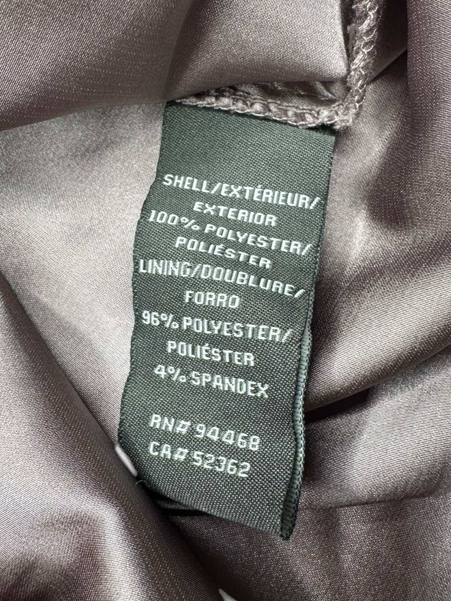 vera wang Dark Purple Cocktail Dress Size M
