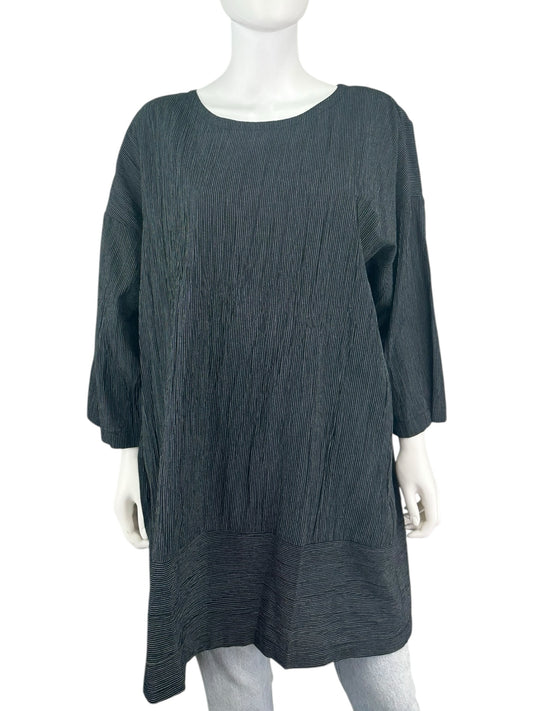 EILEEN FISHER NWT Black Bateau Dress Size XL