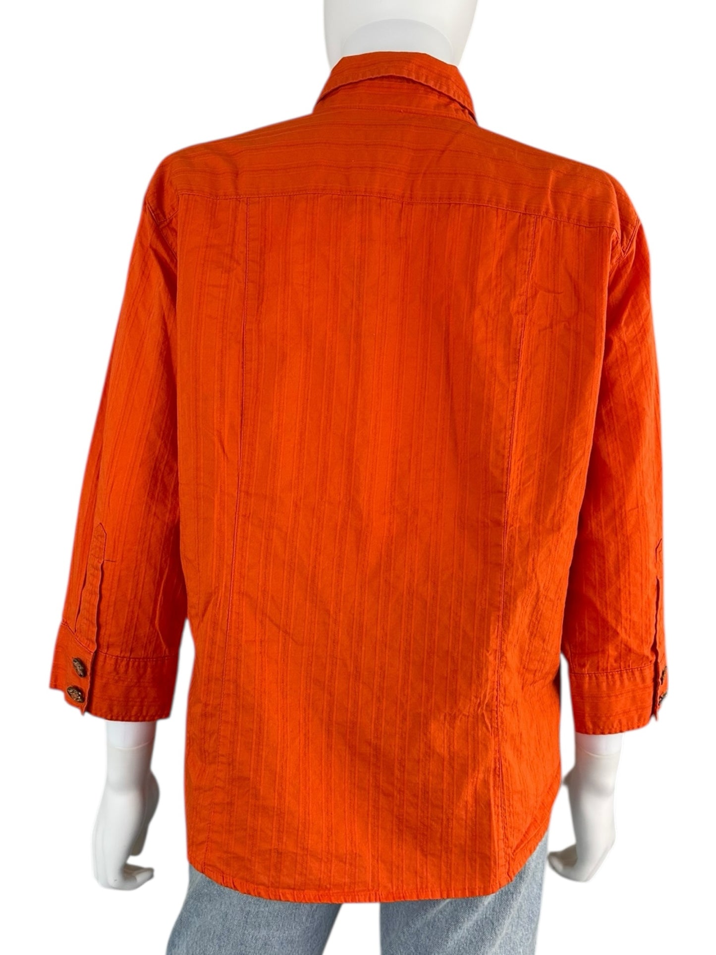 Chico's Size L BASE Button-Down Shirt