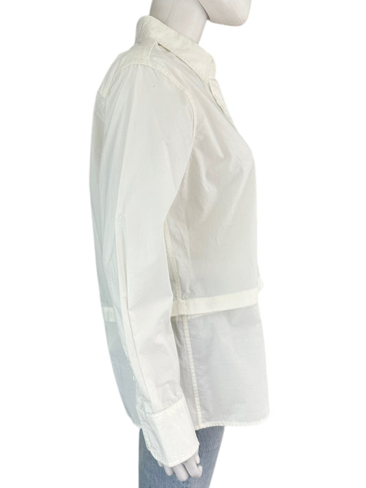 CURRENT/ELLIOTT NWT White Button-Down Plus d’amour Size 3