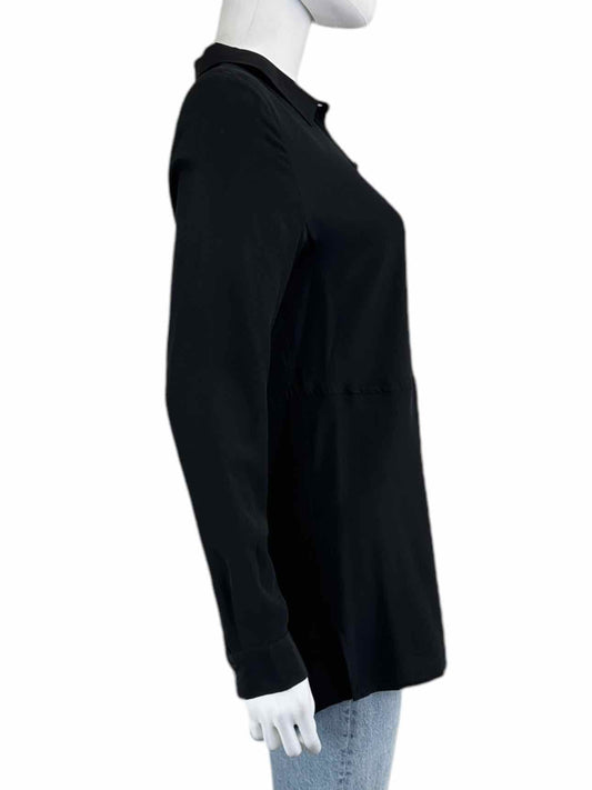 ecru Size S Button-Down Shirt