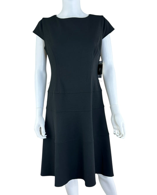 Anne Klein NWT Midi Black Dress Size M
