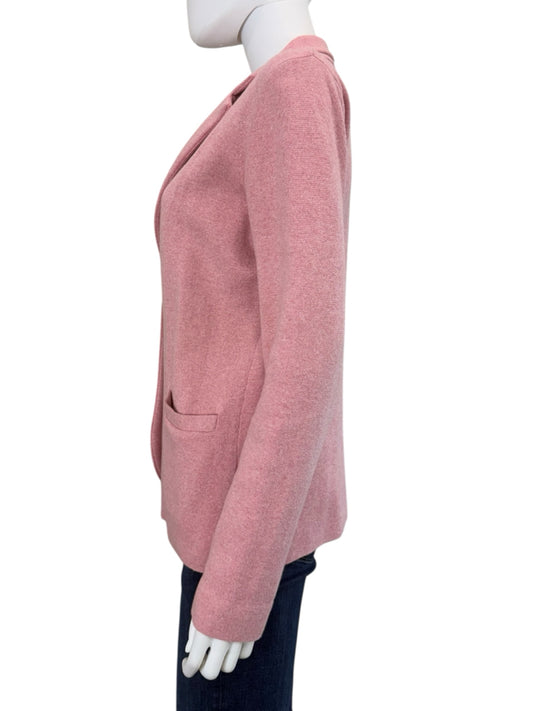 J. Crew Pink 100% Cotton Schoolboy Sweater Blazer Size S