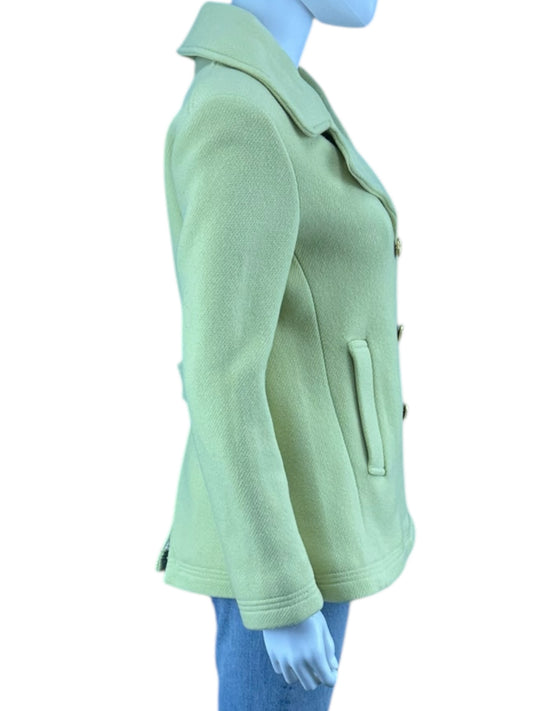 J. Crew Yellow Wool Pea Coat Size 6
