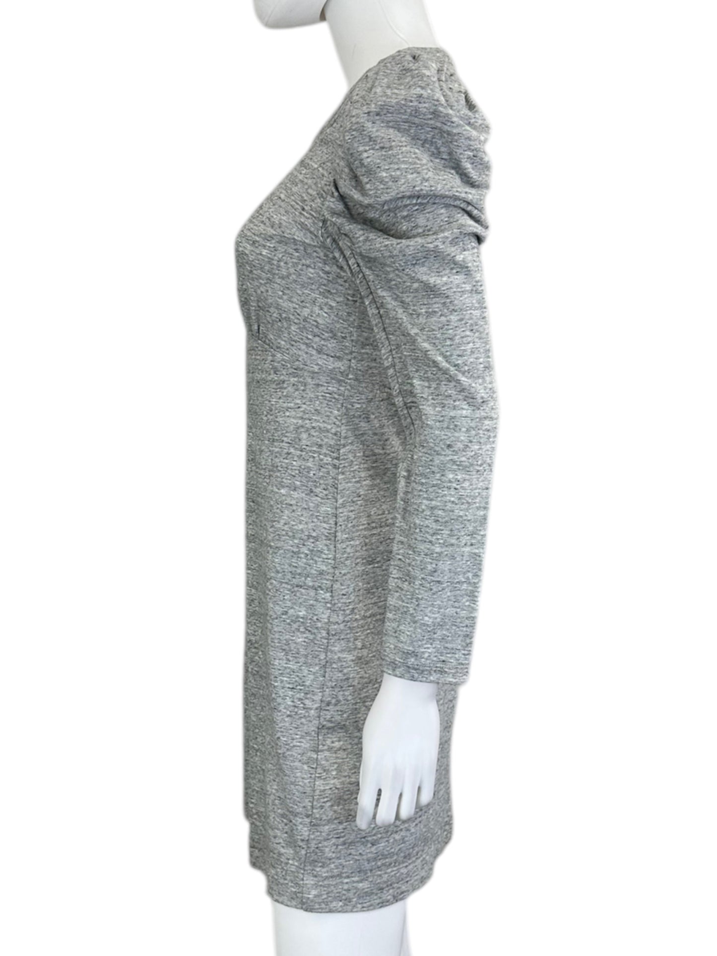 La Vie Gray Knit Mini Casual Dress Size S