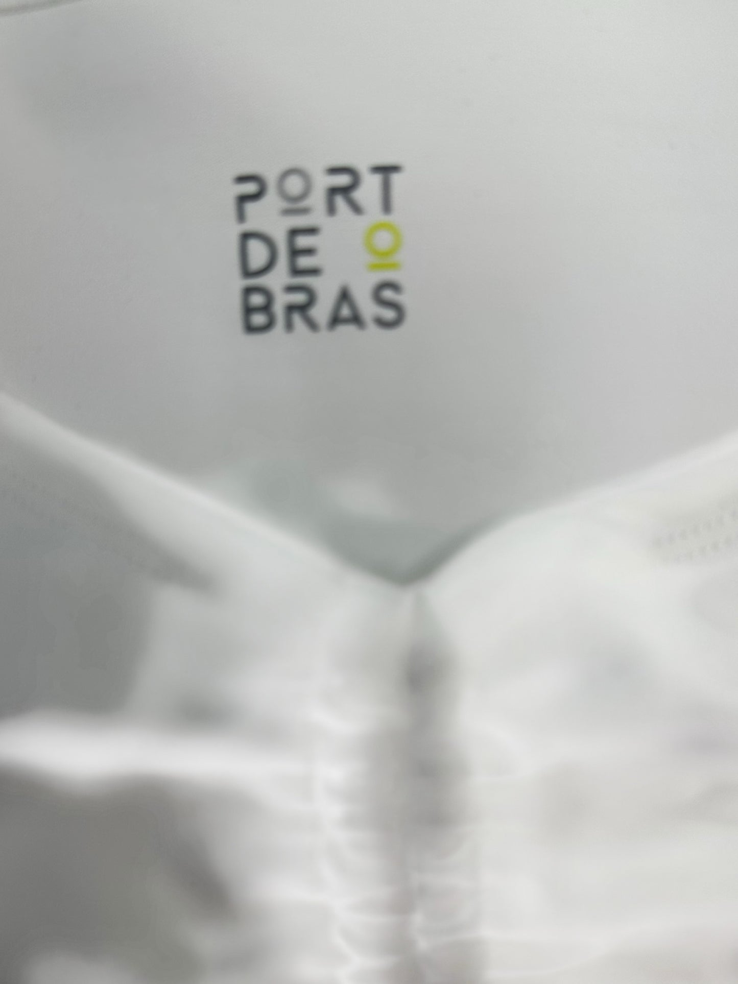 Port De Bras White Athletic Top Size S