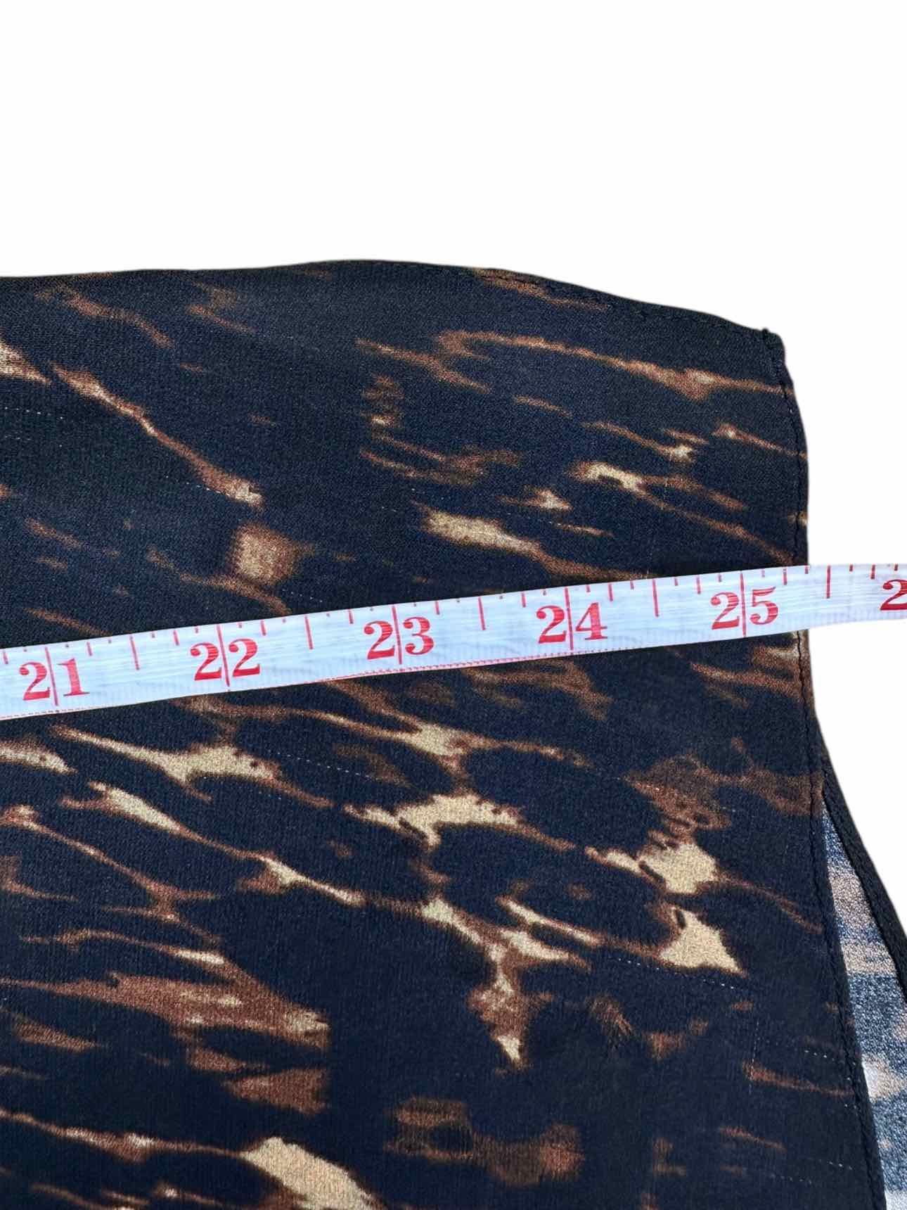 KOBI HALPERIN 100% Silk Leopard Blouse Size M
