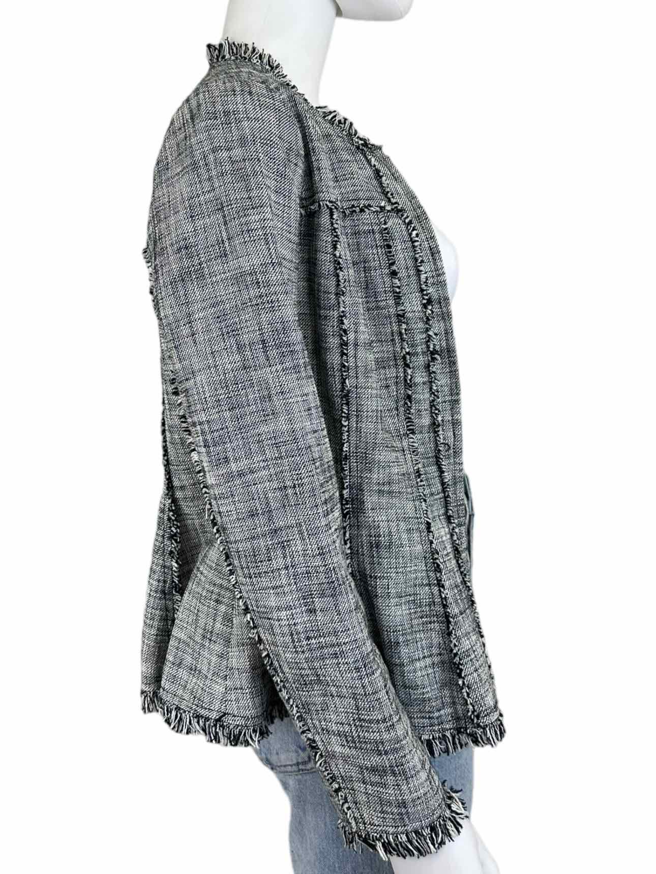 REBECCA TAYLOR Navy Tweed Jacket Size 6