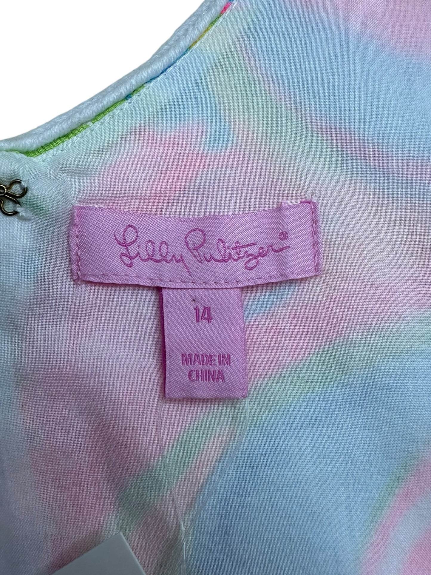 Lilly Pulitzer Colorful Mini Dress Size 14