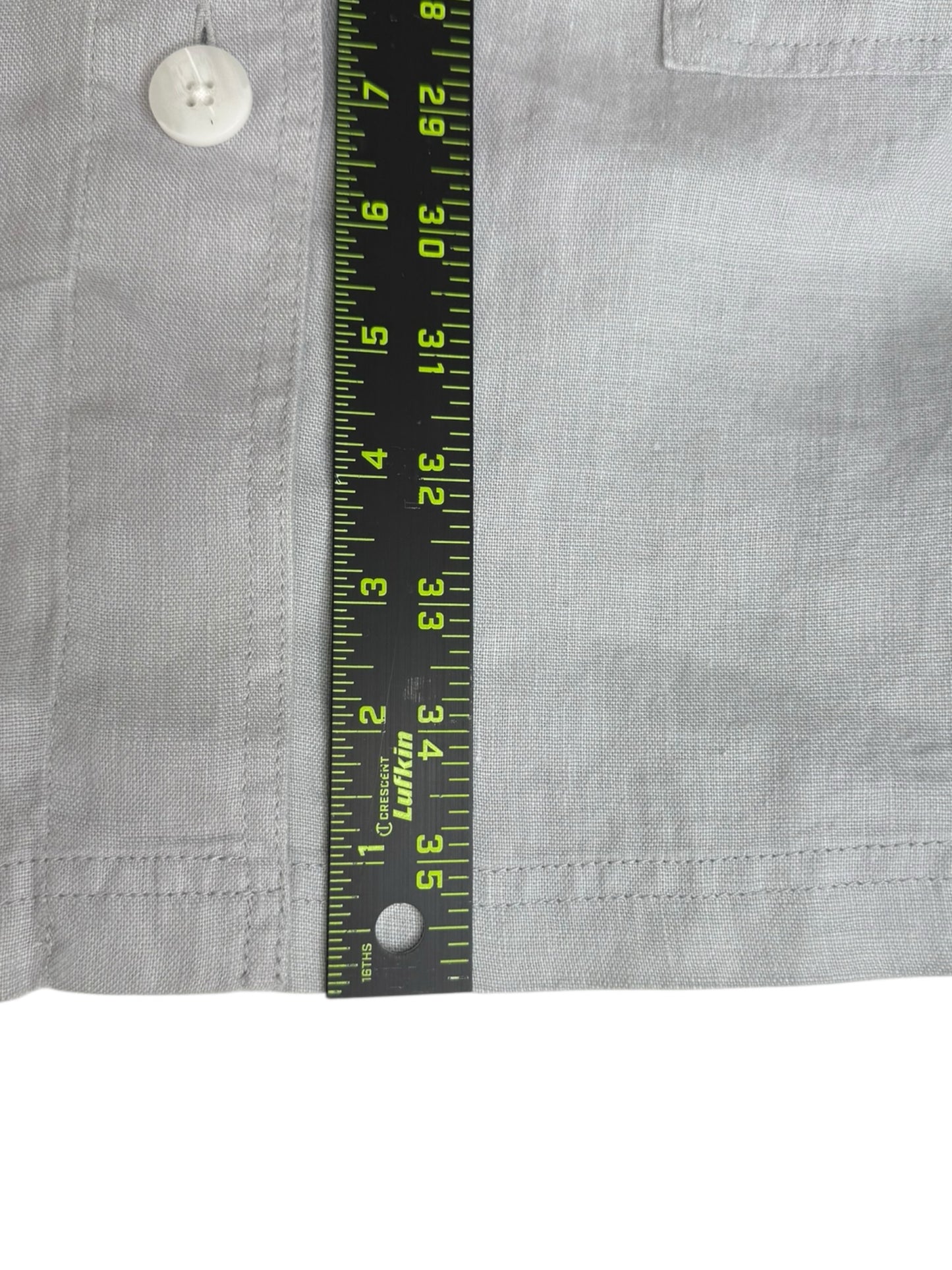 J. Jill NWT Light Grey 100% Linen Jacket Size L