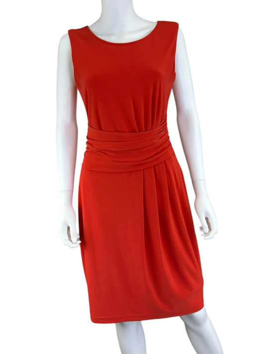 Joseph Ribkoff Orange Sheath Dress Size 12