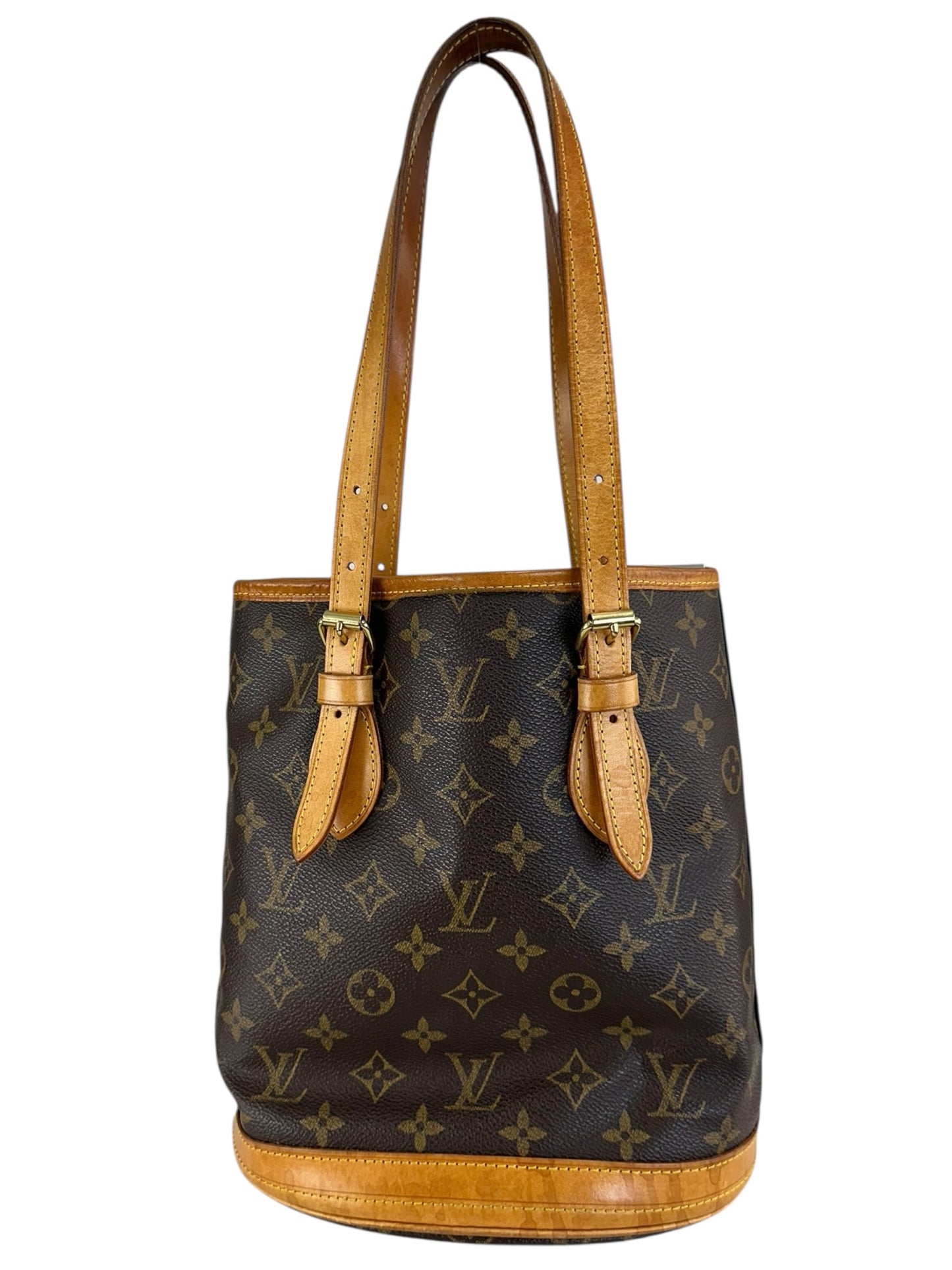 louis vuitton Brown Petit Bucket Bag Designer Handbag
