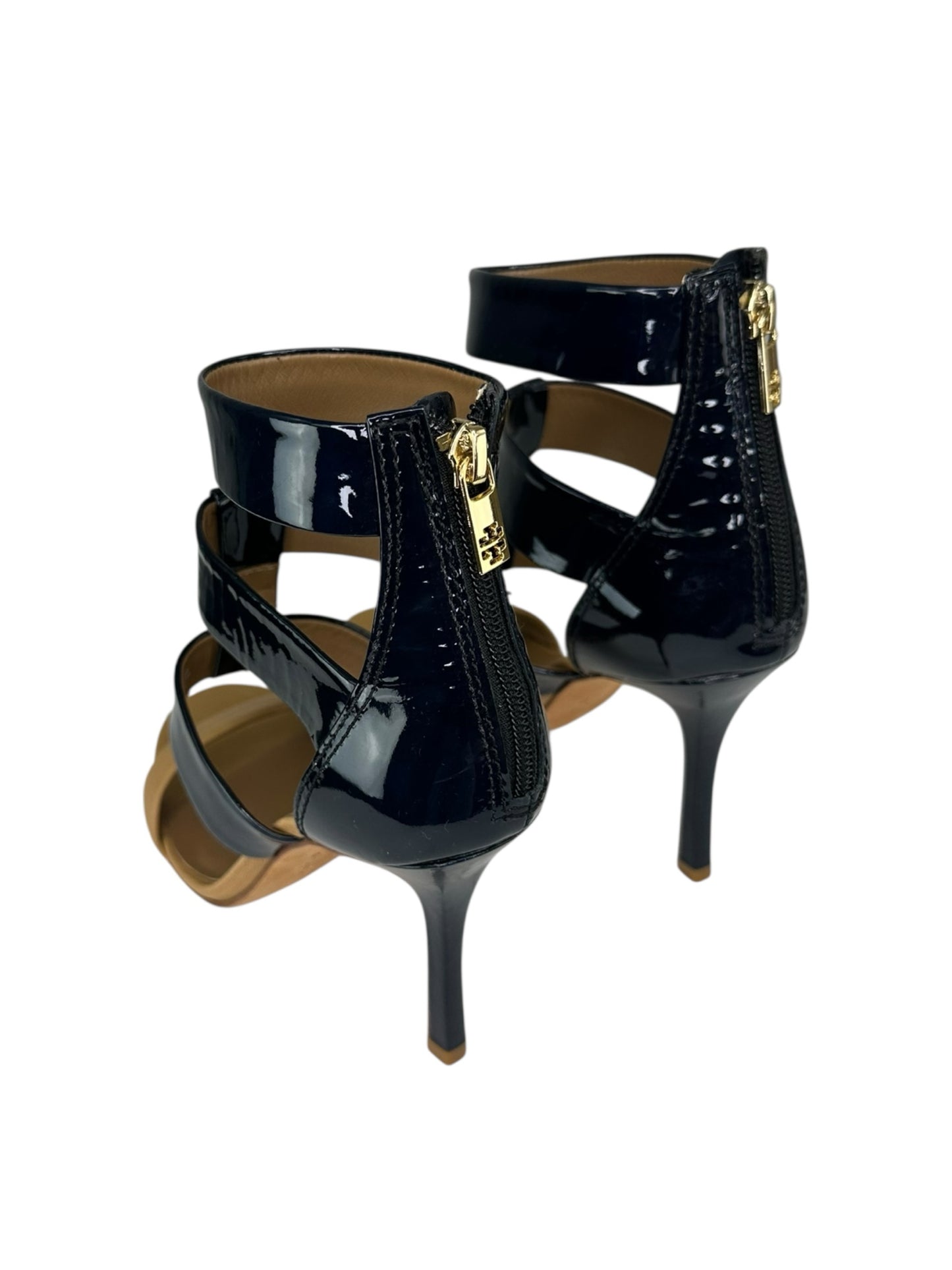 Tory Burch Danielle Caged Leather Sandal Pumps Size 8.5
