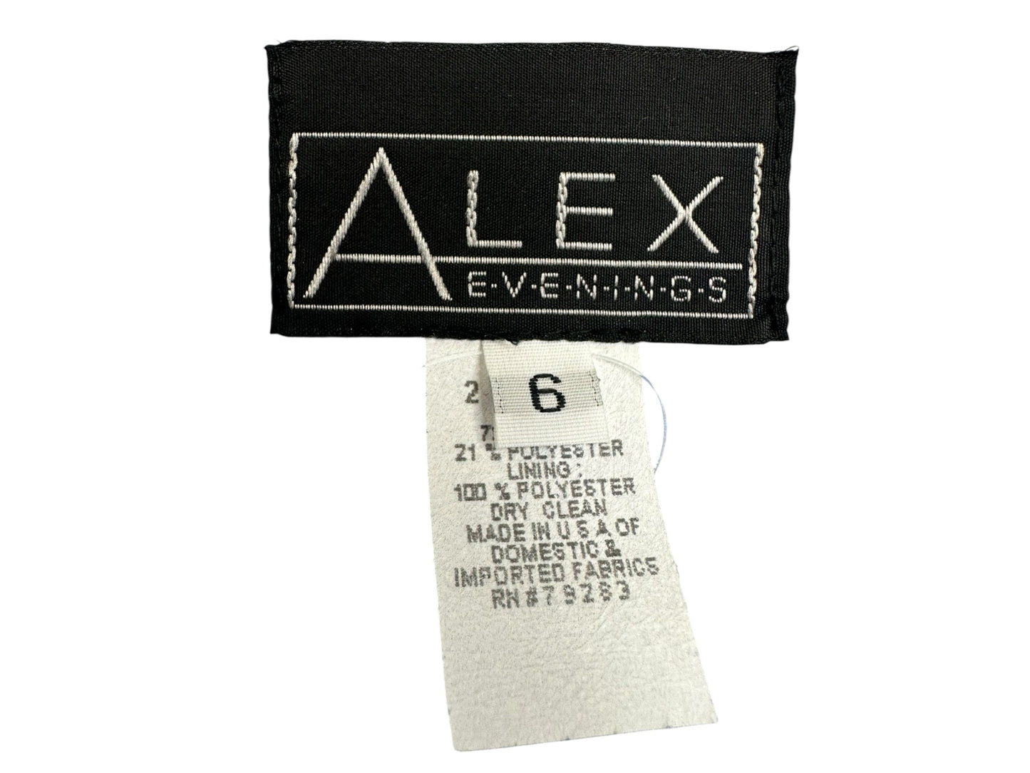 ALEX EVENINGS Dusty Blue Formal Dress Size 6