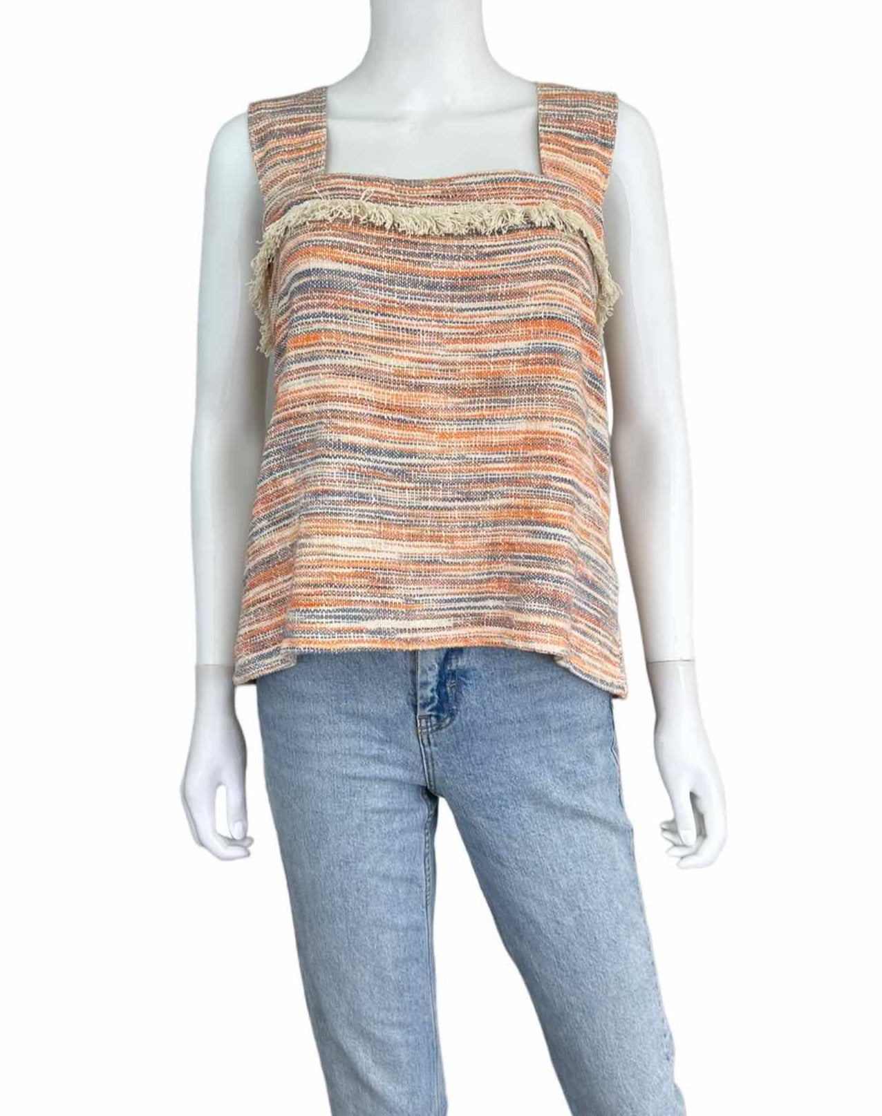 LILLA P 100% Cotton Tweed Tank Size XL