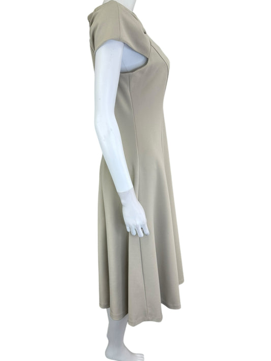 Calvin Klein Brown Midi Dress Size 10