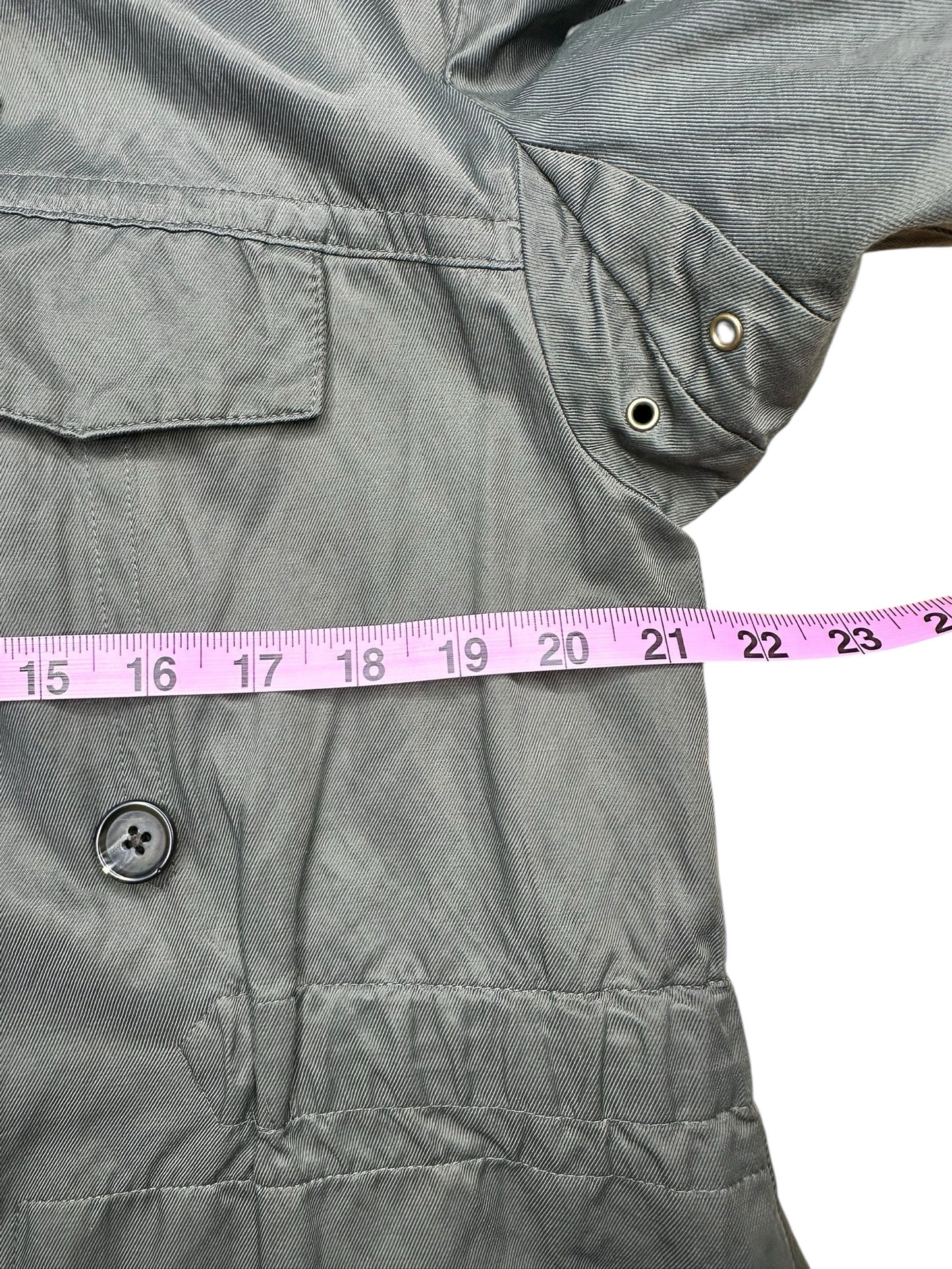 Joie Green Utility Rain Jacket Size L