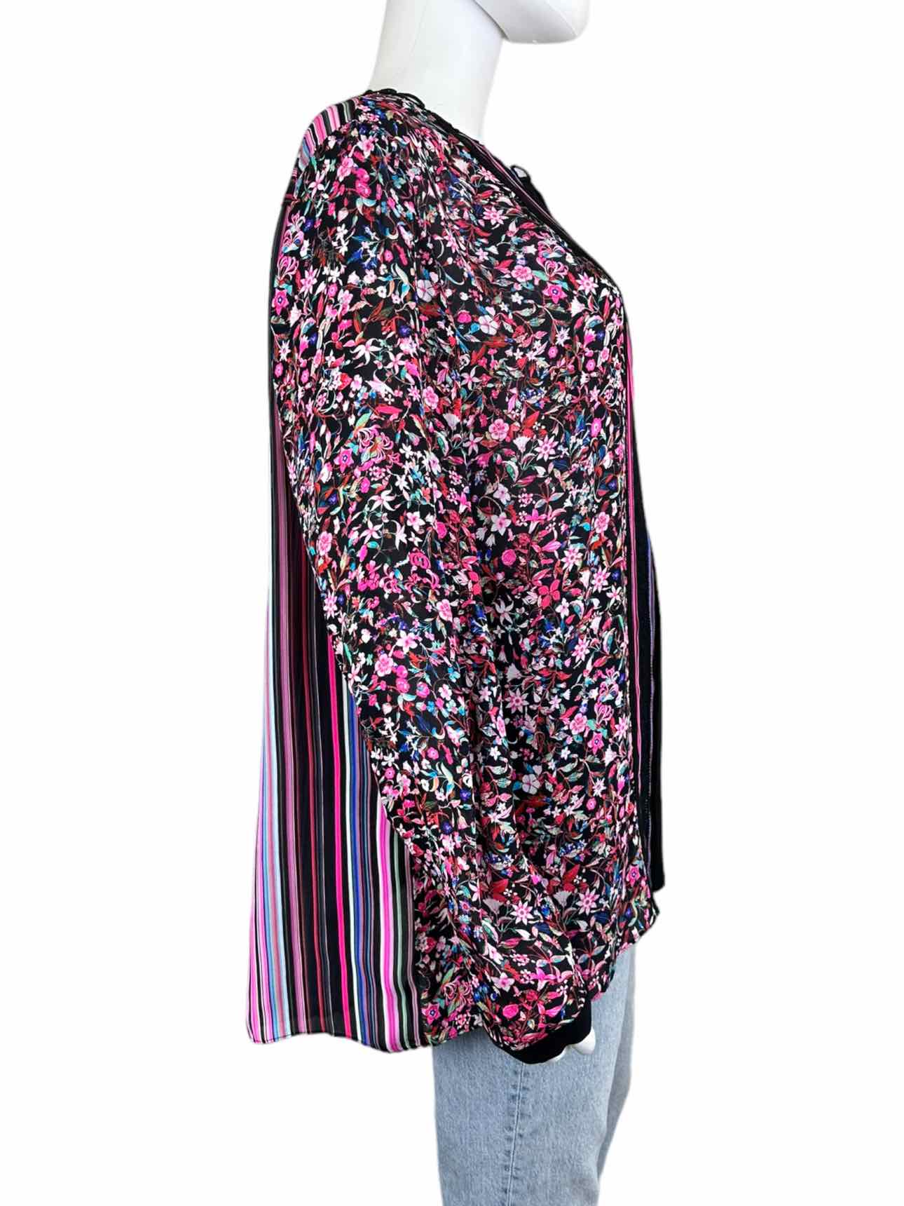 ELIE TAHARI Floral Print Button-down Size XL