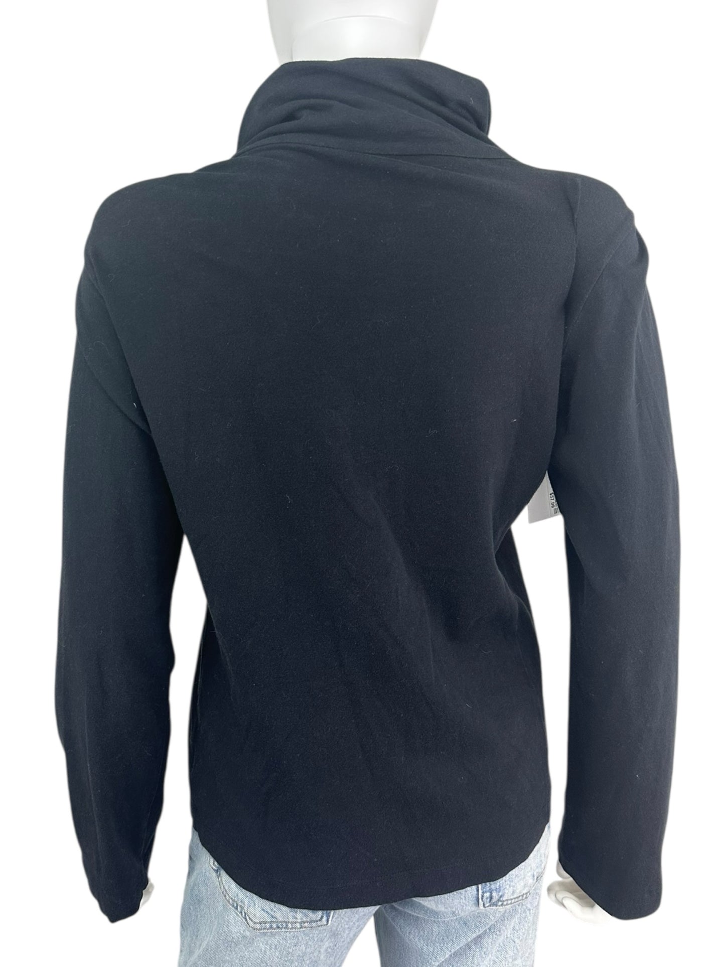EILEEN FISHER Black Organic Cotton Jacket Size S