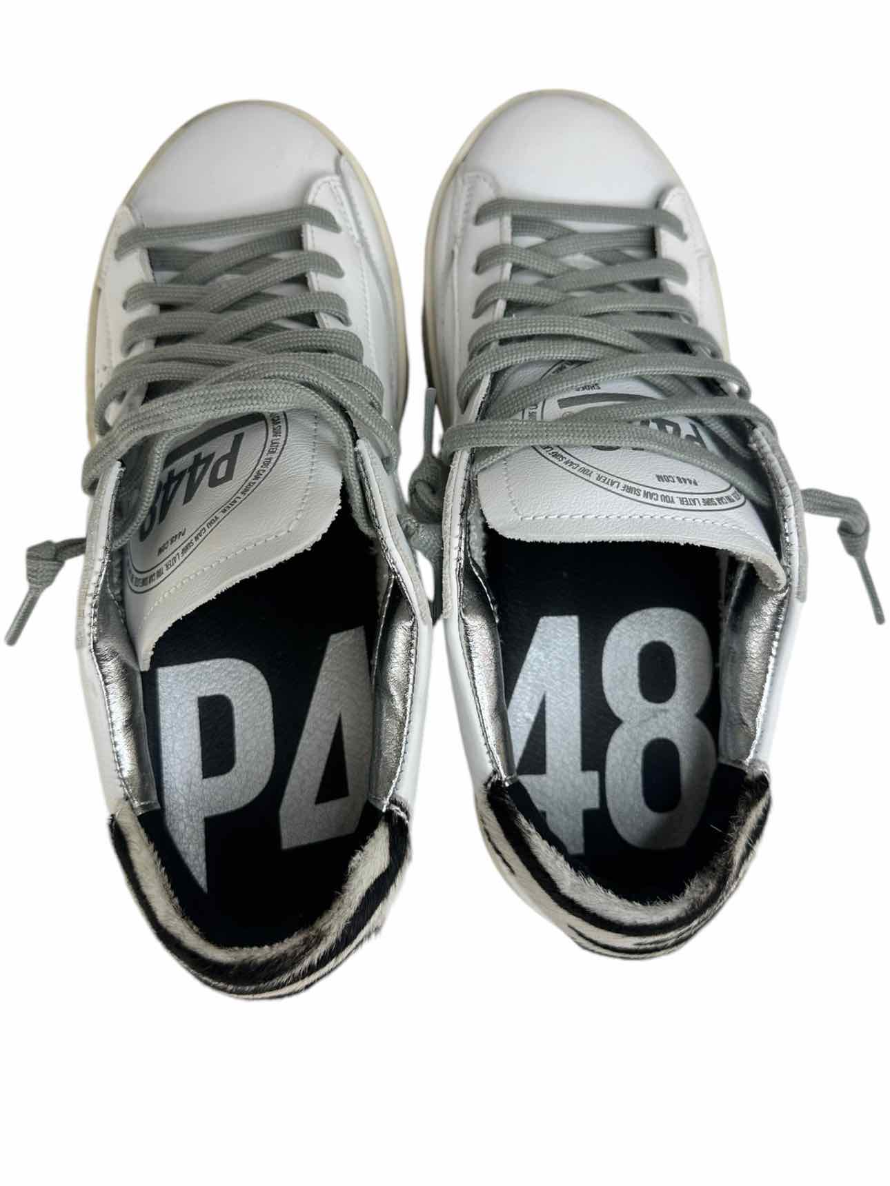 P448 John Zebra Sneakers Size 36