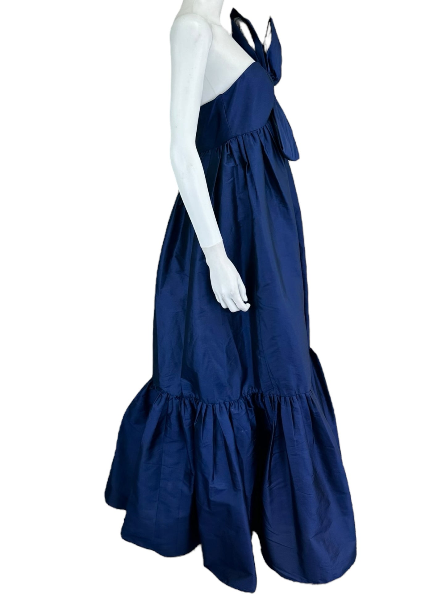 atsu Blue One Strap Maxi Formal Dress NWT Size S