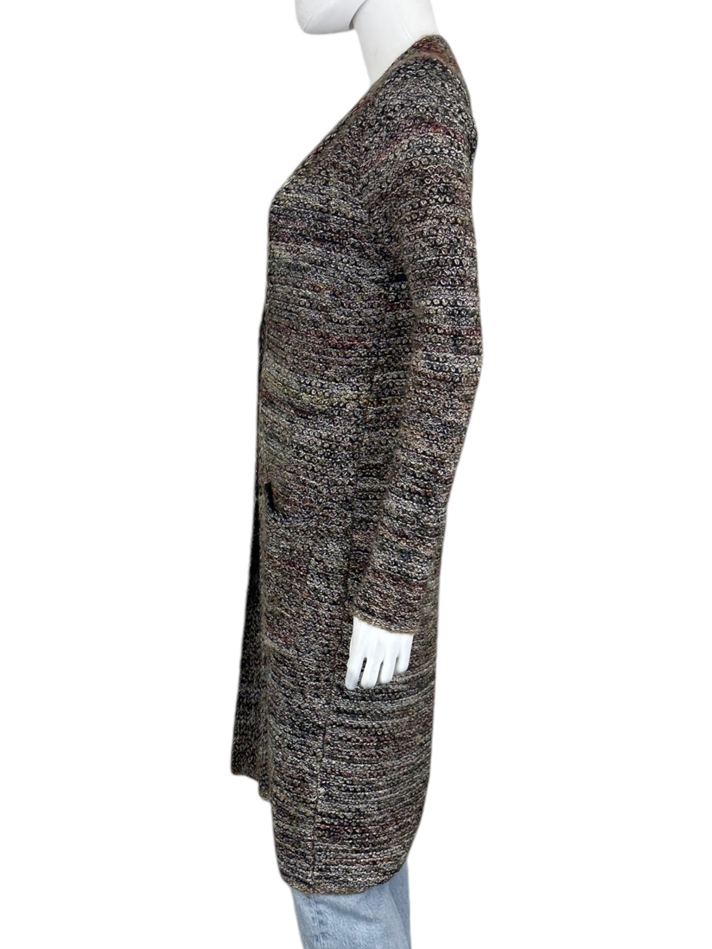 J. Jill Size Brown Sweater Knit Cardigan XS
