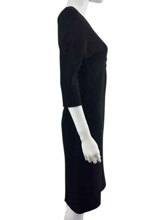 MaxMara Black Midi Cocktail Dress Size 4