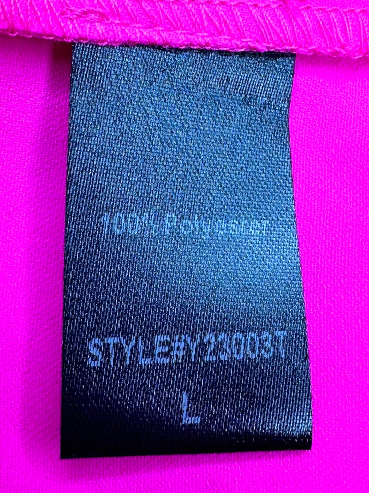 POMANDER PLACE Hot Pink Mini Dress Size L